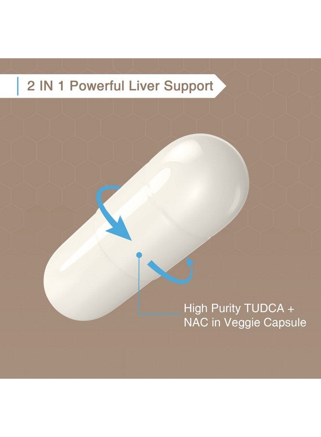 Zingicin TUDCA with NAC Supplement 1200mg - 60 Capsules,Powerful TUDCA Bile Salt Plus N-Acetyl-Cysteine,Antioxidant Supplements for Liver,Digestion - Image 2