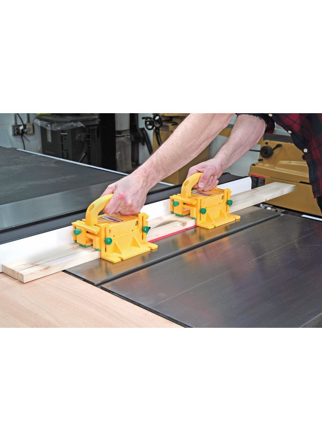 MICROJIG GRR-RIPPER GR-100 3D Table Saw Pushblock, Yellow