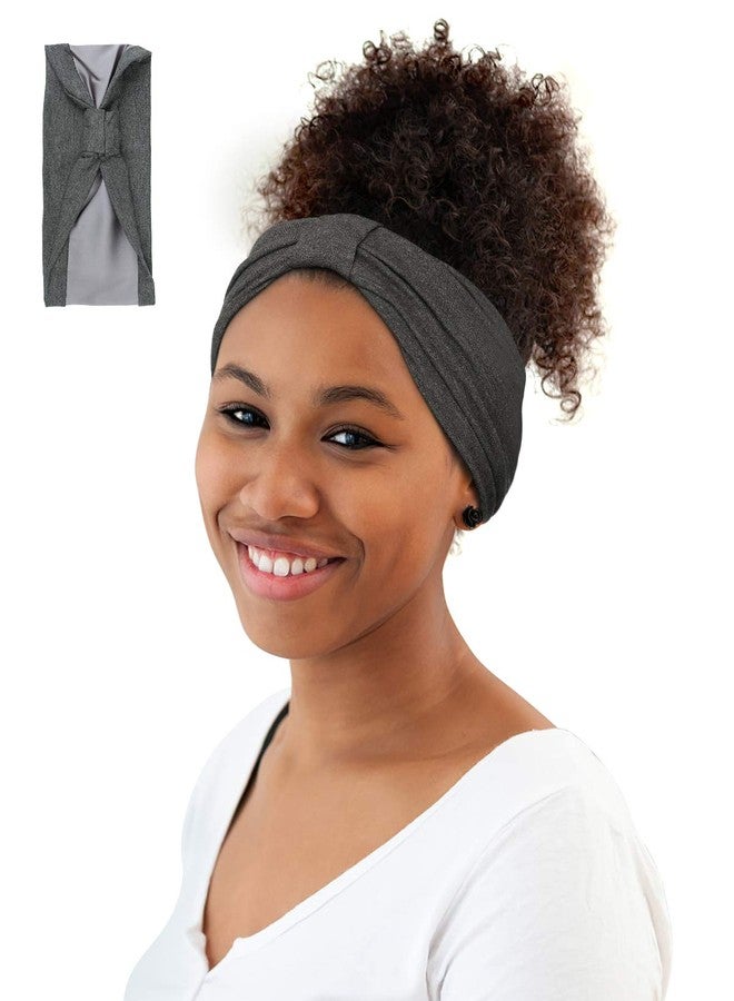 Winitas Makeup Headband for Black Women Cotton Hair Wrap Satin - Image 1