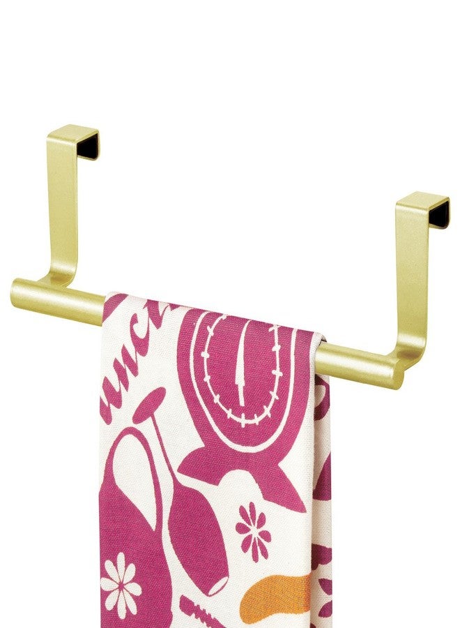 InterDesign Forma Over-the-Cabinet Kitchen Dish Towel Bar Holder - 9", Pearl Brass - Image 4