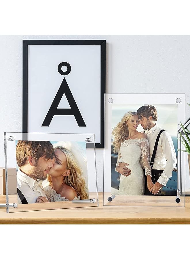 erorex Picture Frame 8.5X11.5 Inch Clear Acrylic Photo Frame A4 Letter Size Decorative Poster Frame Desktop Tabletop Display 1 Pack - Image 2