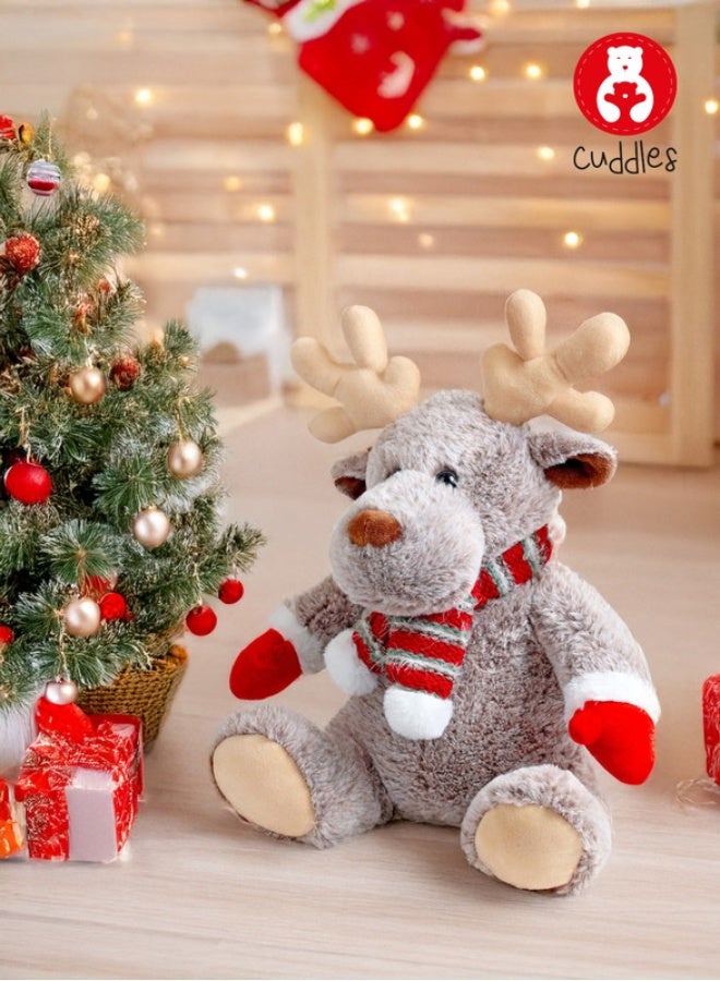 Cuddles Collectible Xman Raindeer Plush (Gift plush toys for Boys and Girls) 30cm - Image 5
