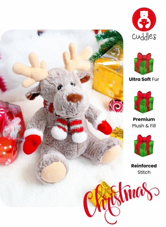 Cuddles Collectible Xman Raindeer Plush (Gift plush toys for Boys and Girls) 30cm - Image 3