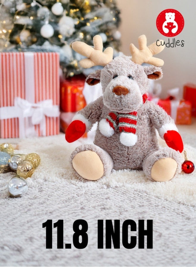Cuddles Collectible Xman Raindeer Plush (Gift plush toys for Boys and Girls) 30cm - Image 2