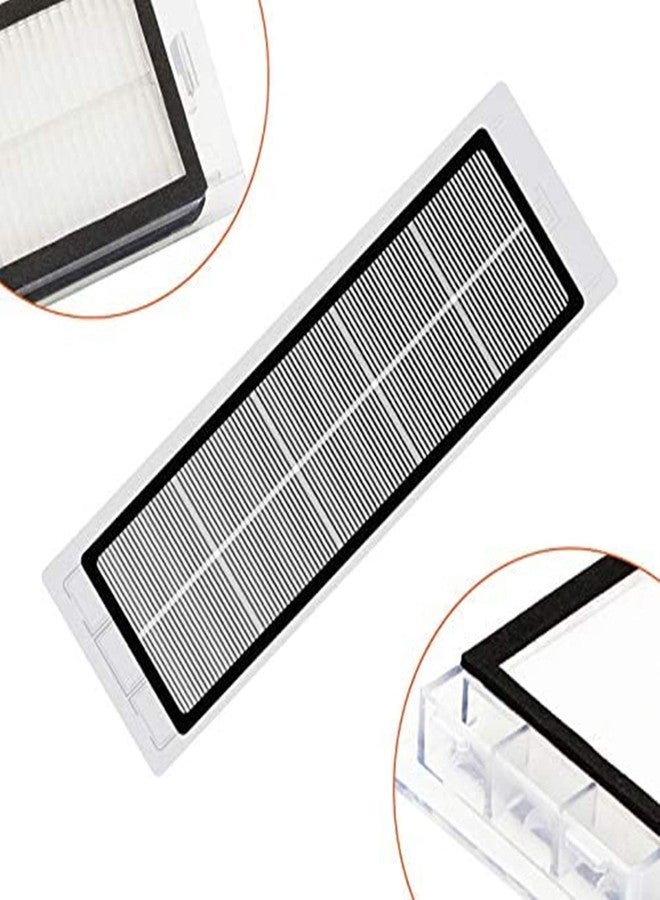 Rjnlsc 8 Packs S6 Pure Filters Compatible with Roborock S6 Pure, S6, E4,S4 Max, S6 MaxV, S5, S5 Max, S4, E2, E3, E5, E20 E25 E35 S50 S65 Xiaomi Mijia,8 Filters, 1 Cleaning Tools - Image 2