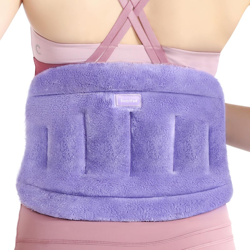 SuzziPad Microwave Heating Pad for Back Discomfort Microwavable Heat Pads for Lumbar Waist Stomach Neck Shoulder Wrap with Moist Therapy Warm Cold Compress