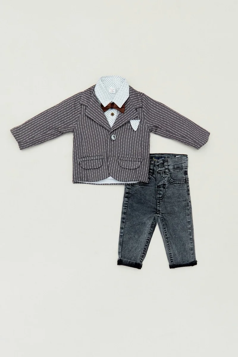 فولامودا 3-Piece Boy's Suit with Pocket Detail