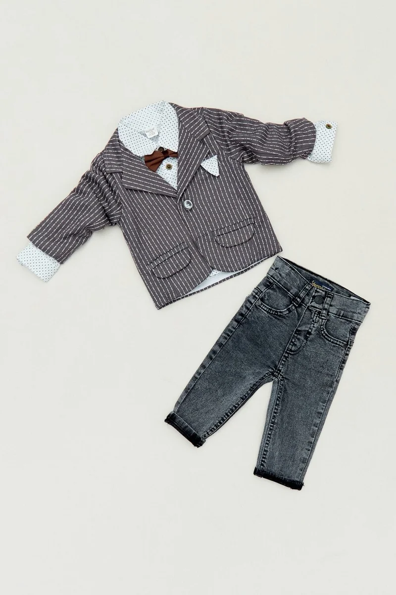 فولامودا 3-Piece Boy's Suit with Pocket Detail