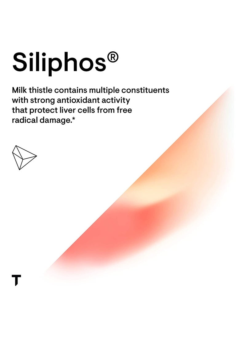 Thorne - Siliphos - Milk Thistle Phystosome - Dietary Supplement - 90 Capsules - Image 1