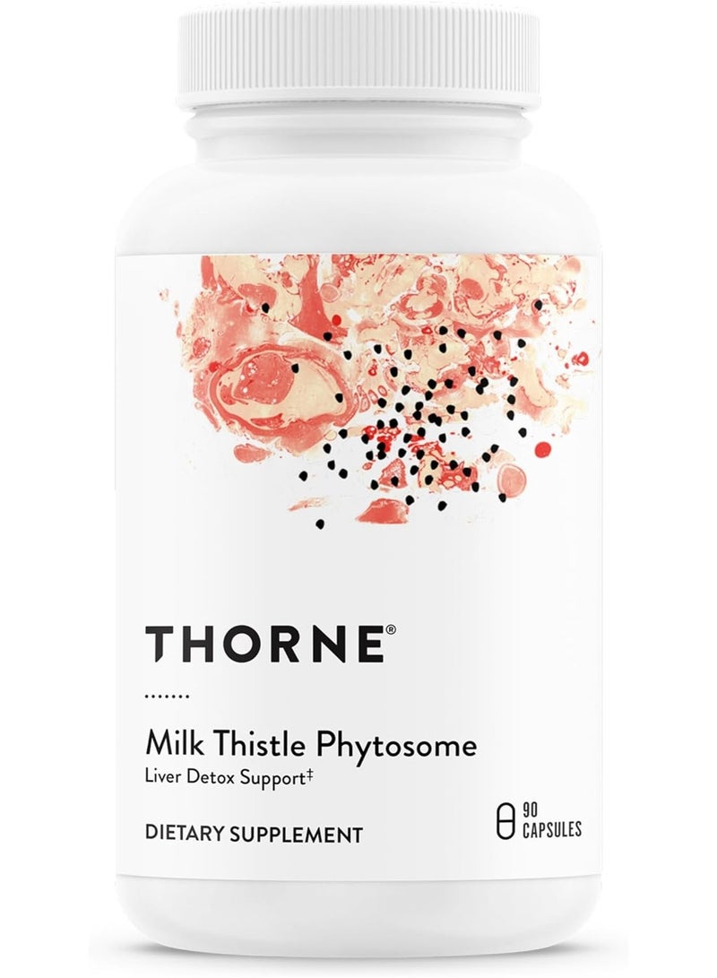 ثورن نباتي Siliphos Milk Thistle Phytosome لدعم الكبد ويساعد في الحفاظ على مستويات الجلوتاثيون الطبيعية | 90 كبسولة مكمل غذائي - Image 1