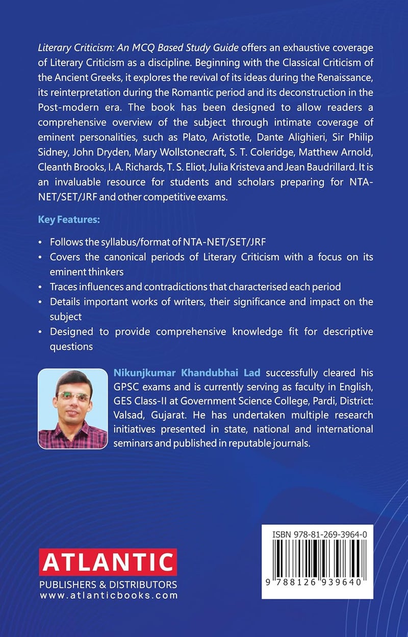 Literary Criticism: An MCQ Based Study Guide for NTA-NET/SET/JRF and Other Competitive Examinations - Image 2
