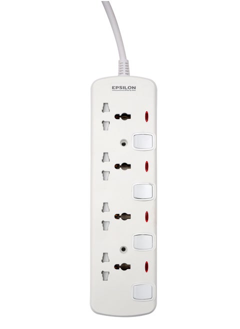 Epsilon 4 Way Extension Socket- ES1100