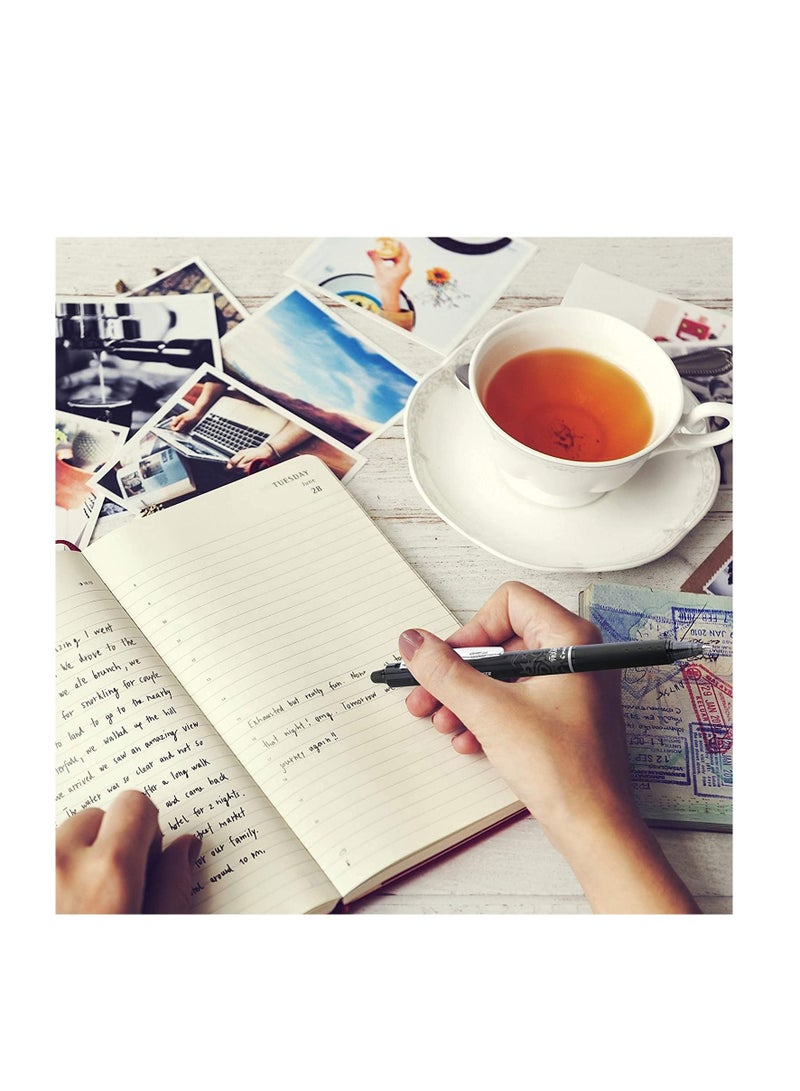 PILOT 3-Piece Frixion Clicker Erasable Ball Pen 0.5mm Tip Blue Black Ink - Image 3