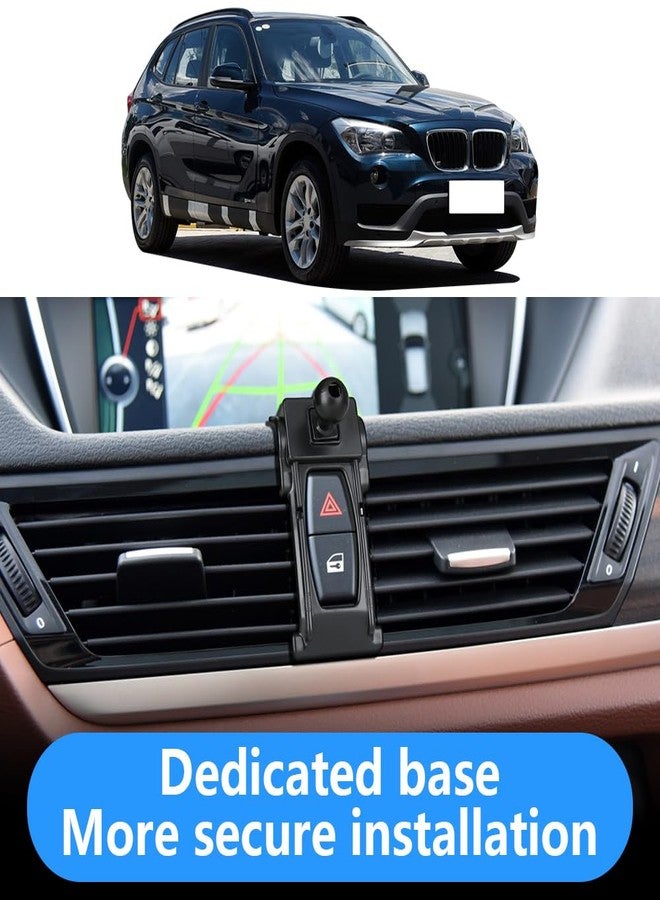 musttrue LUNQIN Car Phone Holder for BMW X1 2013 2014 2015 E84 SUV Auto Interior Accessories Best Cell Phones Mount Cellphone Mobile Cradle Charging Navigation Bracket Air Vent Screen Stand Accessory - Image 3