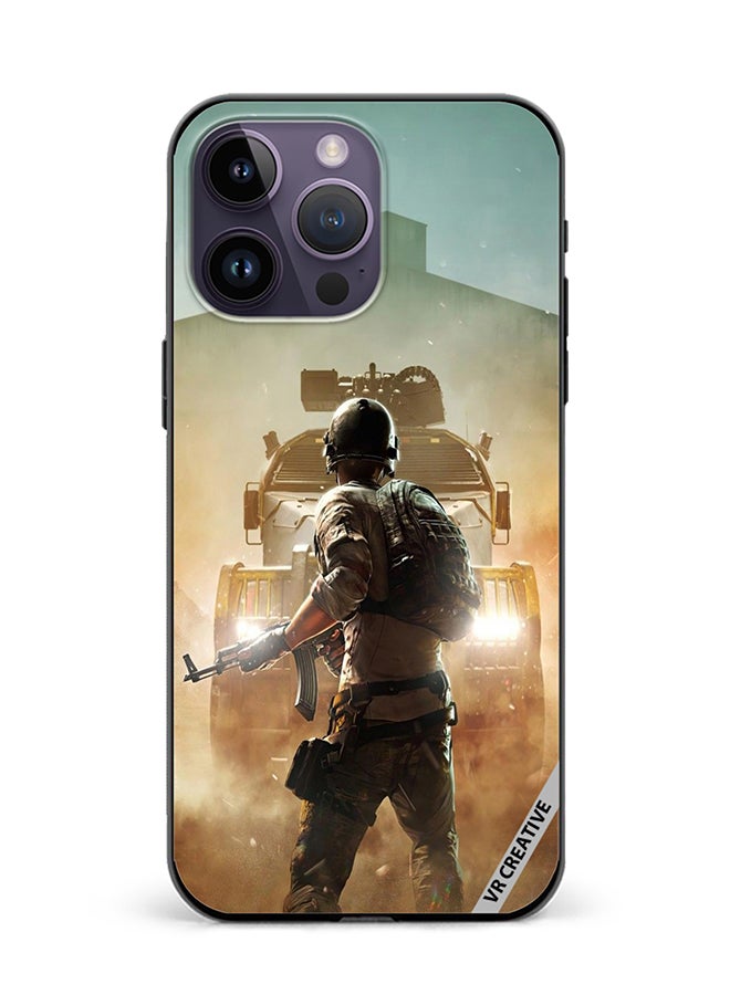 VR CREATIVE Protective Case Cover For Apple iPhone 16 Pro Pubg Design Multicolour - Image 1