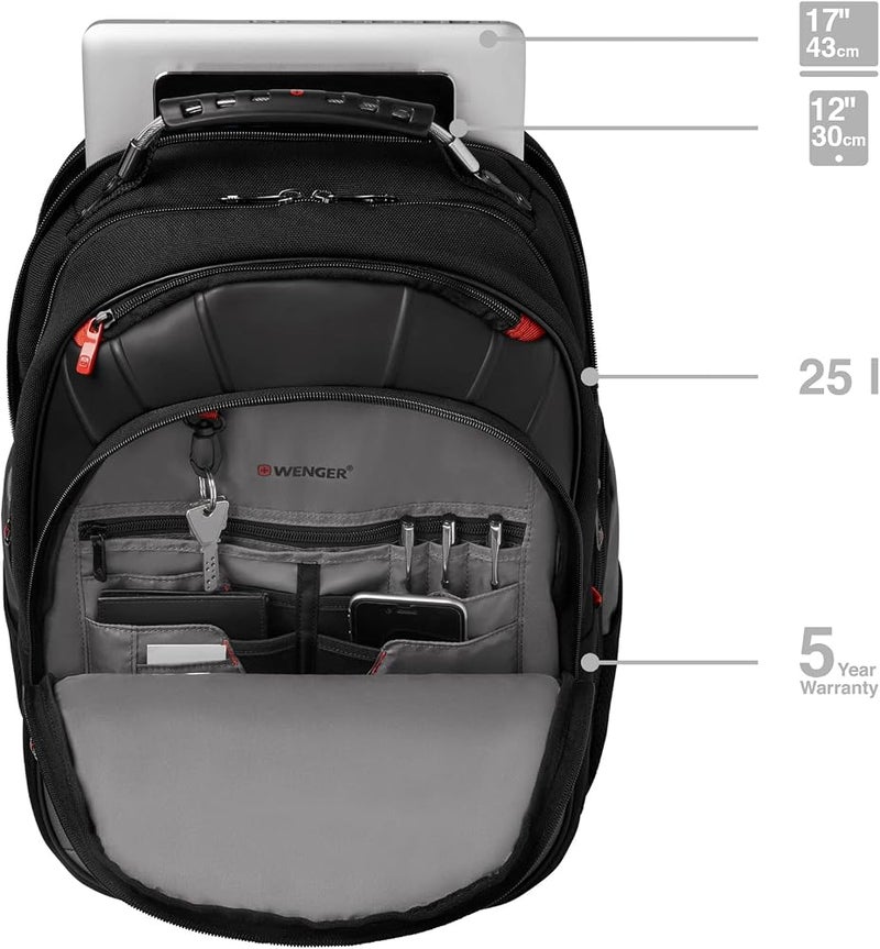 Wenger Pegasus 17" Laptop Backpack Laptop Backpack - Image 2