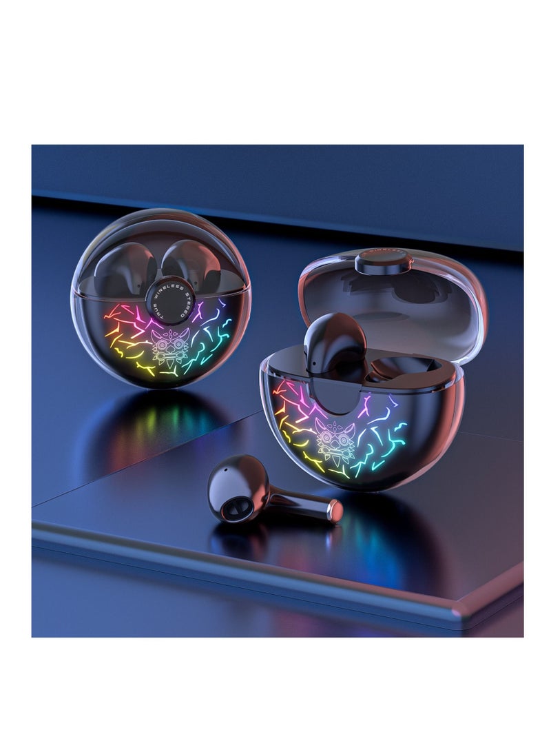 أونيكوما سماعات رأس داخل الأذن لاسلكية للألعاب بتقنية البلوتوث 5.1 مع التحكم باللمس ، أسود - Image 5