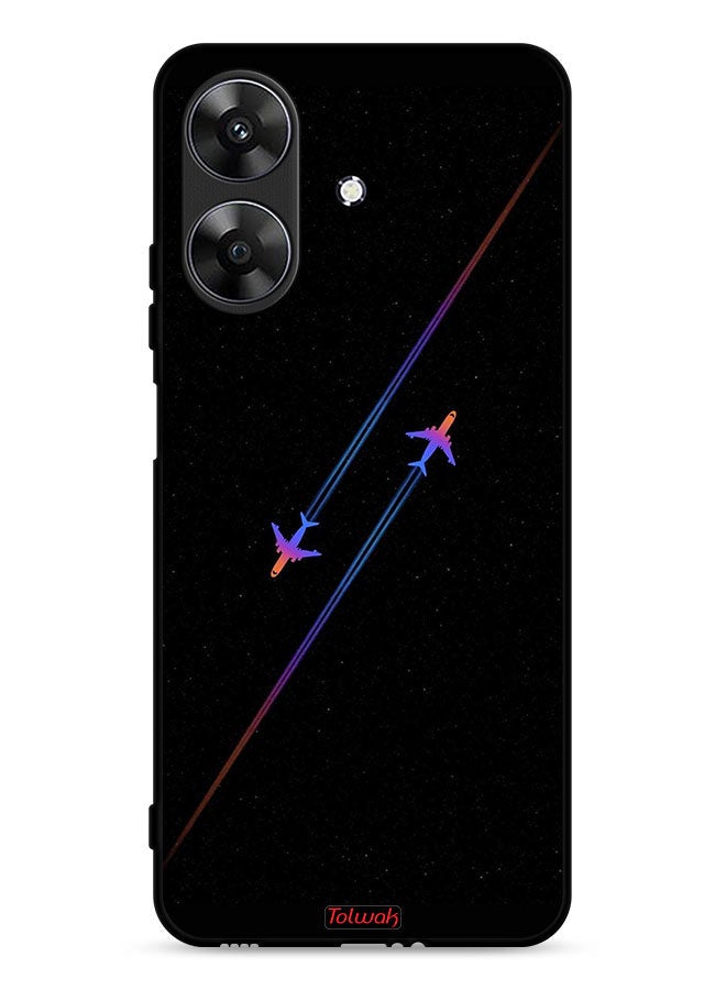 Tolwak Realme Note 60 4G Protective Case Cover Airplanes Art - Image 1