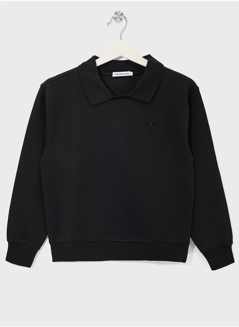 كالفن كلاين جينز Youth Polo Sweatshirt