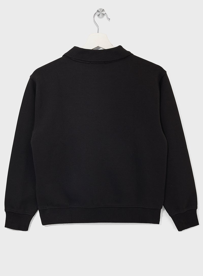 Calvin Klein Jeans Youth Polo Sweatshirt  - Image 2