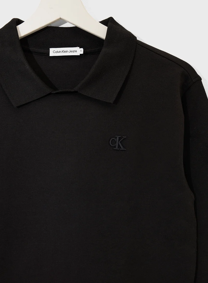 Calvin Klein Jeans Youth Polo Sweatshirt