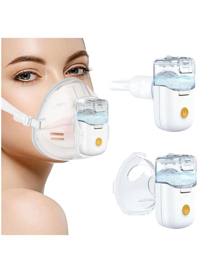 Eoptify Portable inhaler Mesh Nebulizer Mini Vaporizers with storage bag 3 modes, Handheld Medical Nebulizer Steam Inhaler Atomizer Compressor Machine Humidifier Cool Mist Inhaler Suitable for Adults & Kids,  - Image 1