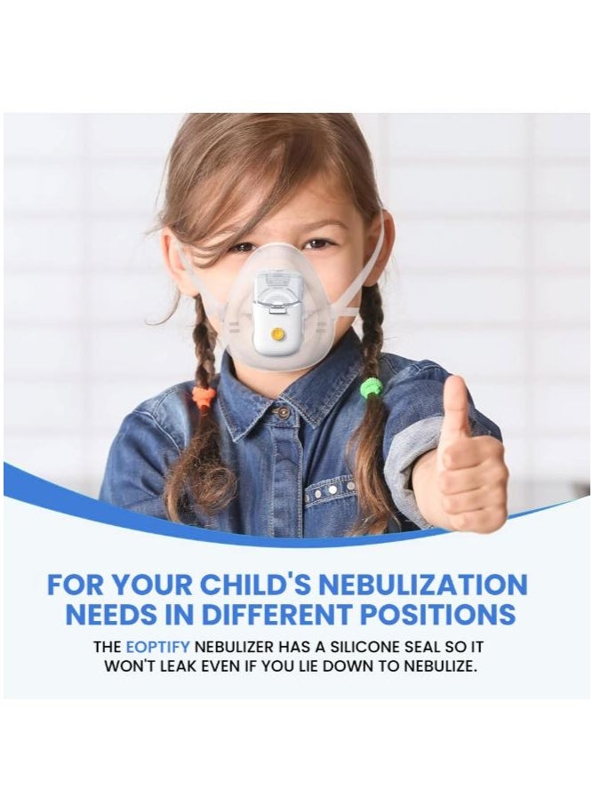 Portable inhaler Mesh Nebulizer Mini Vaporizers with storage bag 3 modes, Handheld Medical Nebulizer Steam Inhaler Atomizer Compressor Machine Humidifier Cool Mist Inhaler Suitable for Adults & Kids,