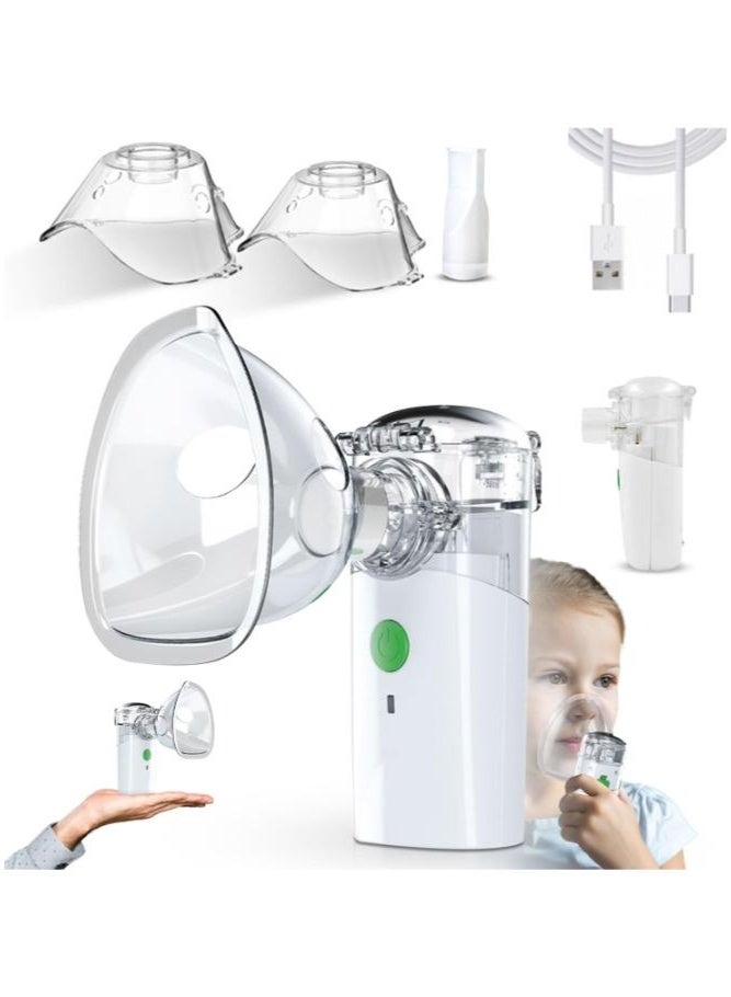 Eoptify Portable inhaler Mesh Nebulizer Mini Vaporizers with storage bag 3 modes, Handheld Medical Nebulizer Steam Inhaler Atomizer Compressor Machine Humidifier Cool Mist Inhaler Suitable for Adults & Kids, - Image 1