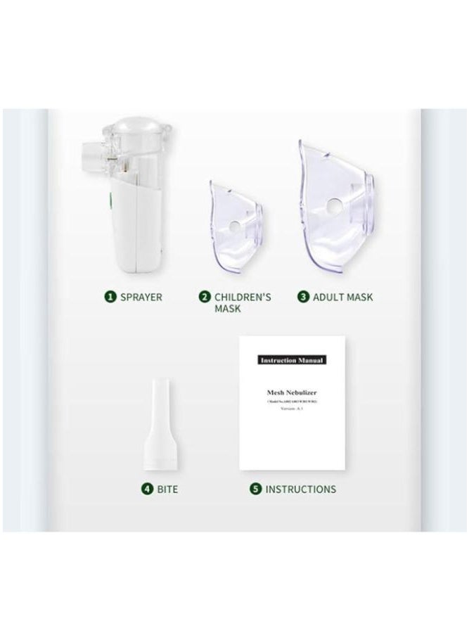 Eoptify Portable inhaler Mesh Nebulizer Mini Vaporizers with storage bag 3 modes, Handheld Medical Nebulizer Steam Inhaler Atomizer Compressor Machine Humidifier Cool Mist Inhaler Suitable for Adults & Kids, - Image 4