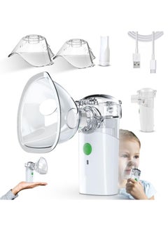 Portable inhaler Mesh Nebulizer Mini Vaporizers with storage bag 3 modes, Handheld Medical Nebulizer Steam Inhaler Atomizer Compressor Machine Humidifier Cool Mist Inhaler Suitable for Adults & Kids,