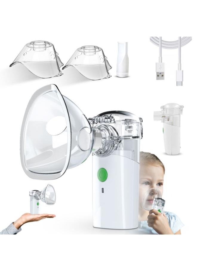 Eoptify - Portable inhaler Mesh Nebulizer Mini Vaporizers with storage bag 3 modes, Handheld Medical Nebulizer Steam Inhaler Atomizer Compressor Machine Humidifier Cool Mist Inhaler Suitable for Adults & Kids, - Image 1