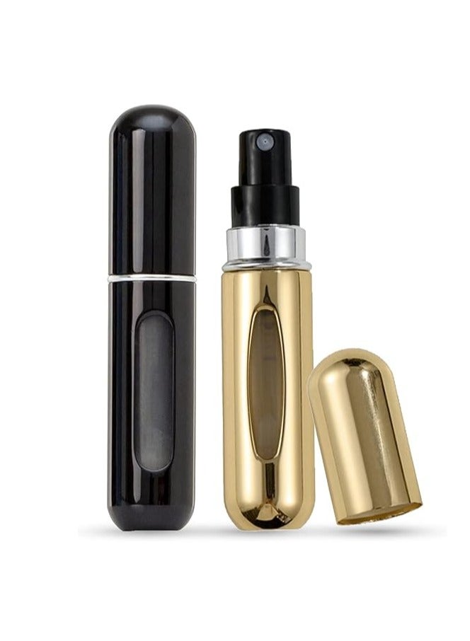 Refillable Mini Perfume Bottle with Spray – 5ml – Multi Colors - Image 3