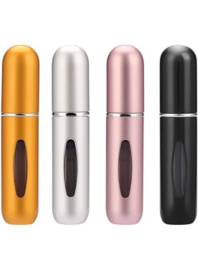Refillable Mini Perfume Bottle with Spray – 5ml – Multi Colors - Image 1