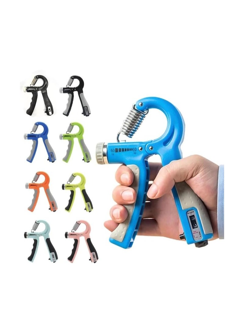 VIO Hand Grip Strengthener with Counter Grip Strength Trainer Forearm and Hand Exerciser for Muscle Building and Injury Recovery Intensity Resistance Adjustable 5 to 60 KG 11 to 132 LBS  - Image 4