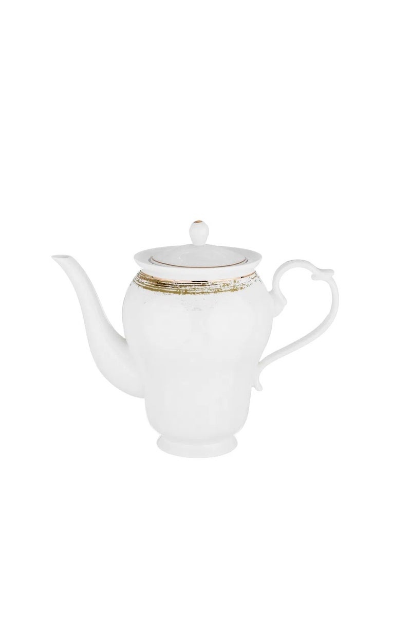 السيف غاليري طقم سفرة بورسلان السيف غاليري، 166 قطعة، نقش احمر - ابيض - Image 3