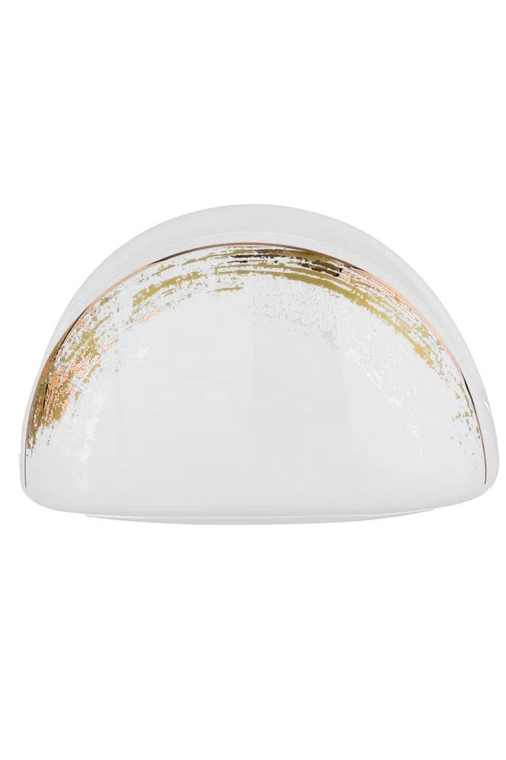 السيف غاليري طقم سفرة بورسلان السيف غاليري، 166 قطعة، نقش احمر - ابيض - Image 5