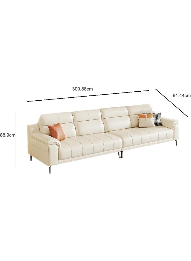 Comfynest Modern Pine Wood Frame Standard Sofa with Foam Cushions  - Image 2