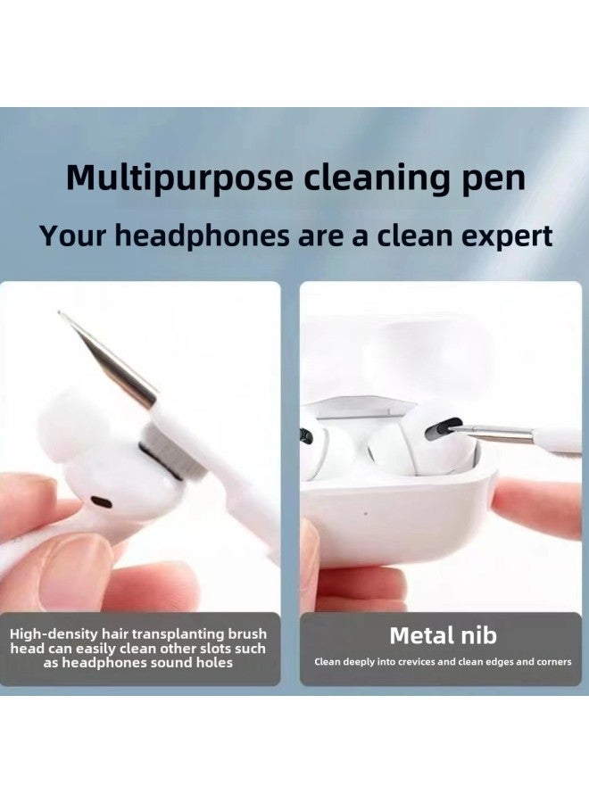 Bluetooth Headset Cleaning Pen Multi-function Cleaning Brush Headset Cleaner Bluetooth Headset Cross-cleaning Brush-Color:Generation Pearlescent Bag Black  - Image 3
