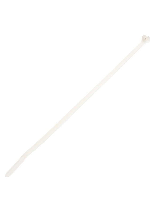 Panduit BT2S-M Cable Tie, Metal Barb, Standard, Nylon 6.6, 8.0-Inch Length, Natural (1,000-Pack) - Image 1