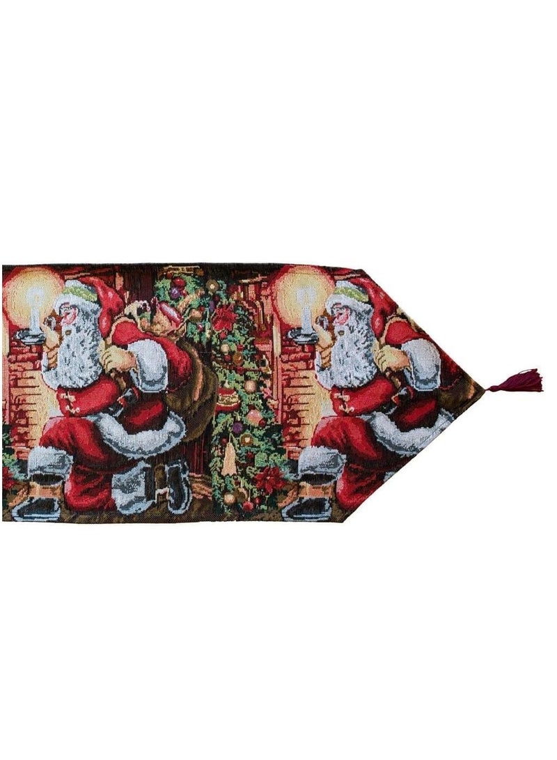 Vparty Christmas Table Runners, 71" x 14" Xmas Table Linens Christmas Dinner Table Runners for Dining Party Christmas Xmas Holiday Season Decorations  - Image 2