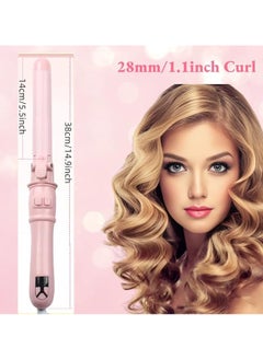 General 2024 Newest Automatic Curling Wand Rotating Curling Iron, Professional 28mm/1.1 Inch Hair Curler Hair Styling Irons Fast Heating Wand for Medium/Long Hair  - Image 2