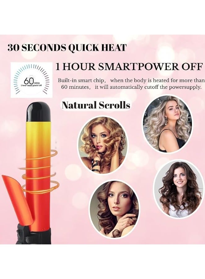 general 2024 Newest Automatic Curling Wand Rotating Curling Iron, Professional 28mm/1.1 Inch Hair Curler Hair Styling Irons Fast Heating Wand for Medium/Long Hair - Image 5
