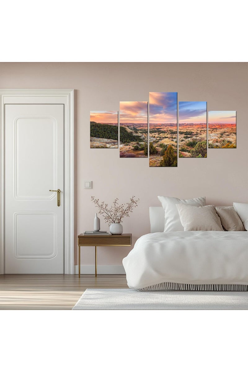 Artbrush Tower Dakota Wall Art - Theodore Roosevelt National Park Canvas Print - Image 1