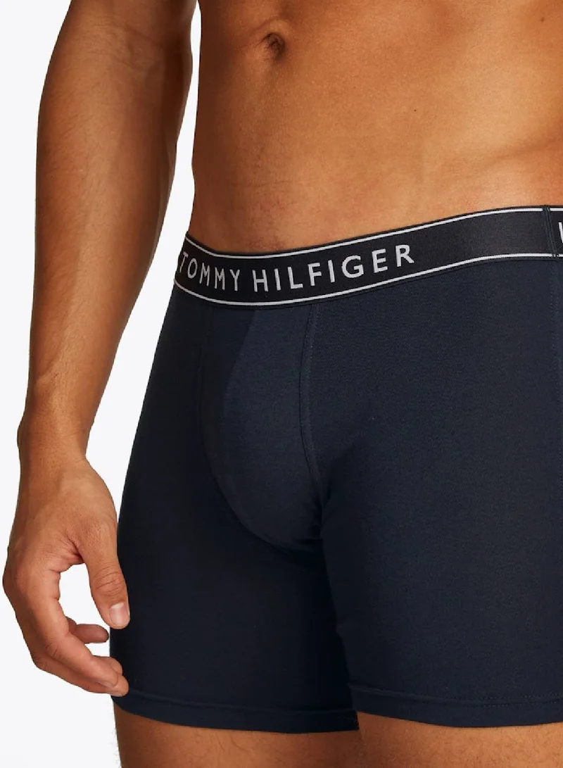 TOMMY HILFIGER 3 Pack Logo Waistband Boxer Briefs