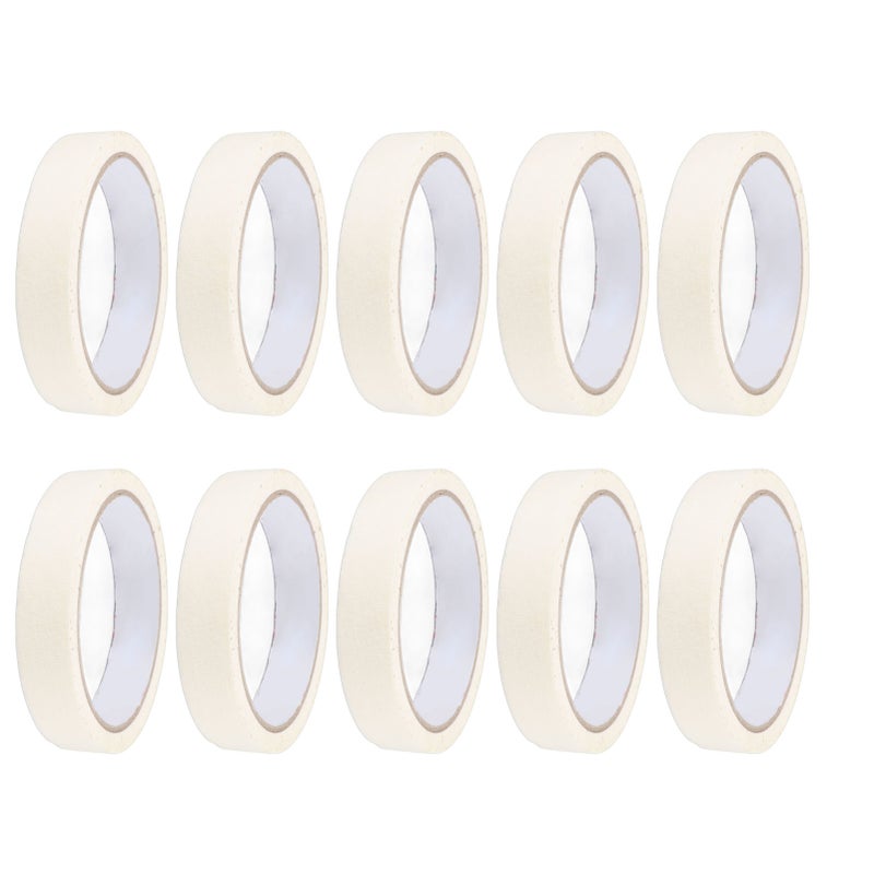 White Painters Tape: 2-Inch Wide White Masking Tape - Easy To Peel Off No Residue Craft Tape For Home Painting, DIY Crafting And Labeling Projects - Image 3