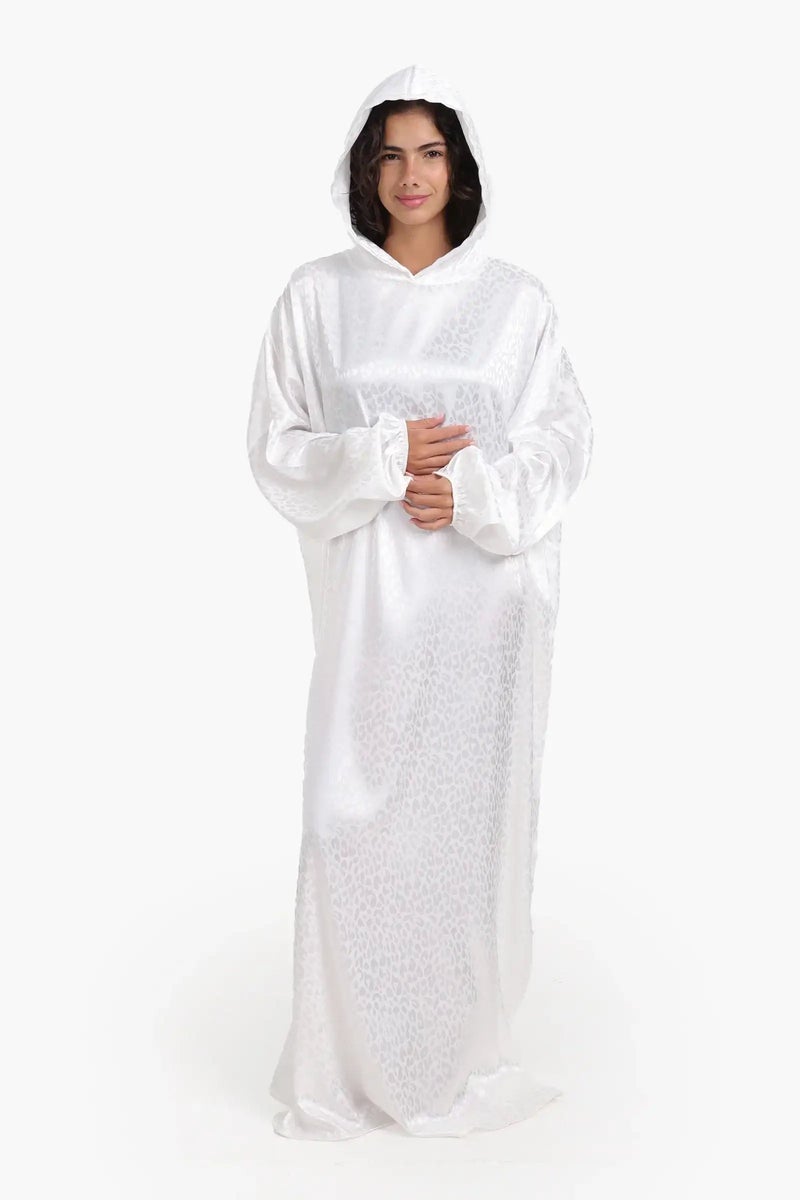 Carina Satin Self Pattern Prayer Isdal - Image 1