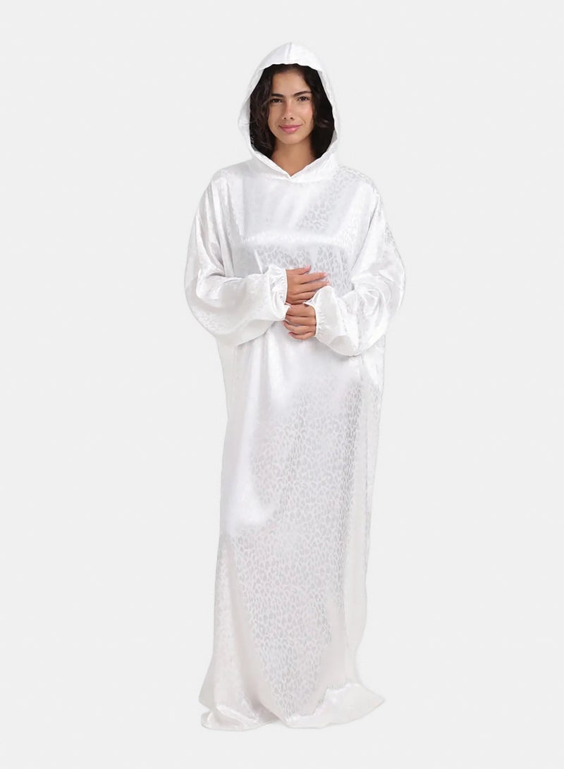 Carina Satin Self Pattern Prayer Isdal - Image 1