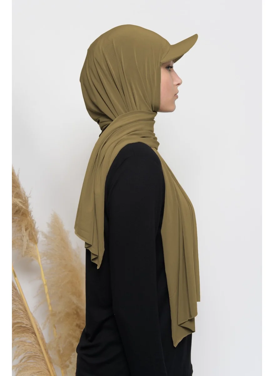 التوبة Practical Hat Lycra Shawl-Gold