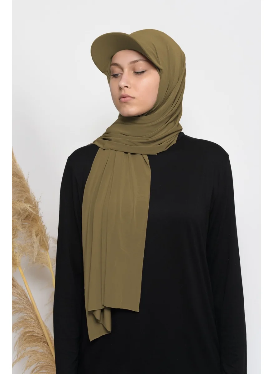 التوبة Practical Hat Lycra Shawl-Gold
