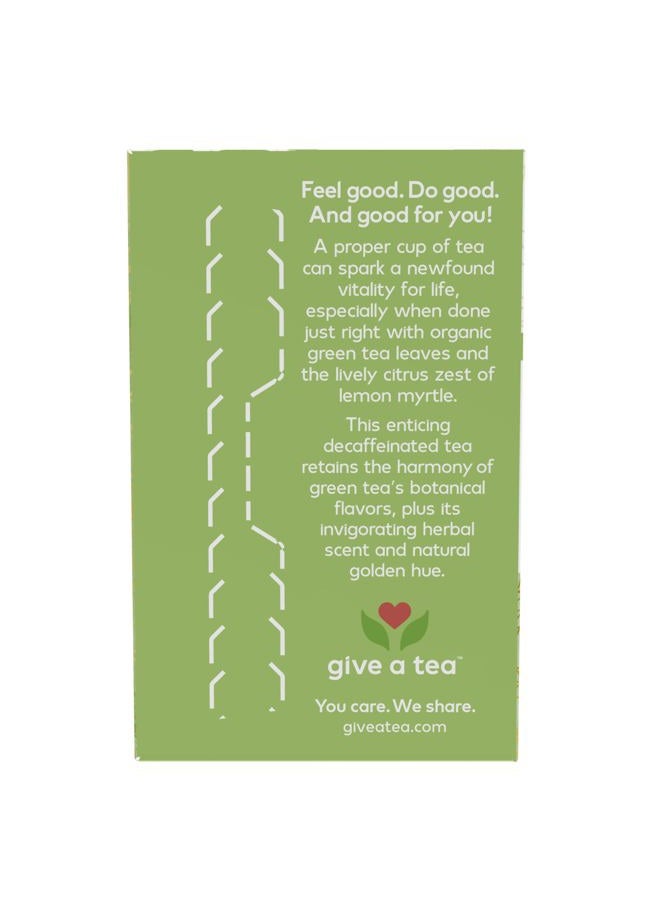 now Foods, Certified Organic Green Tranquility Tea, Decaf Green with Lemon Myrtle, Non-GMO, Premium Unbleached Tea Bags with No-Staples Design, 24-Count - Image 3